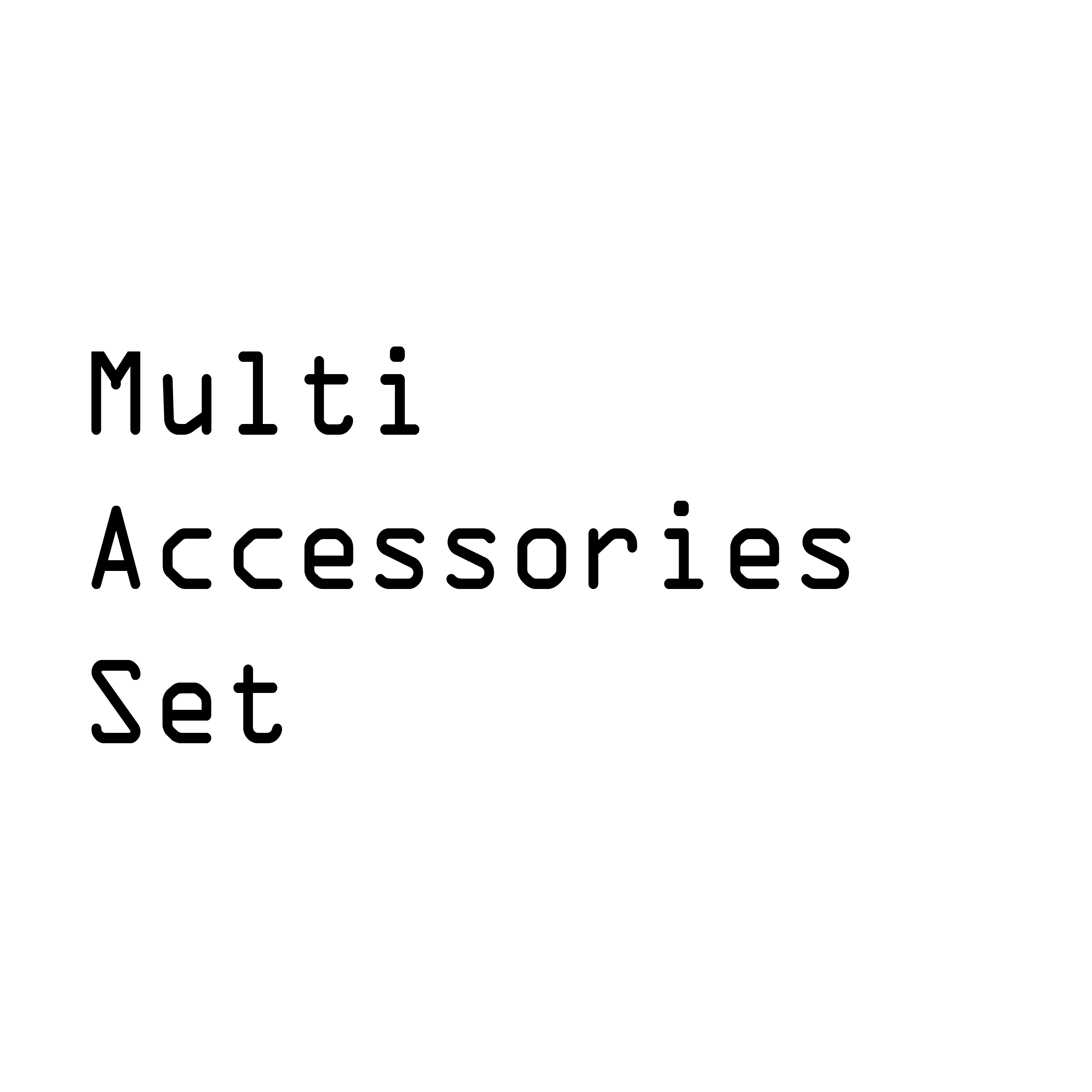 Multi-Accessories Set